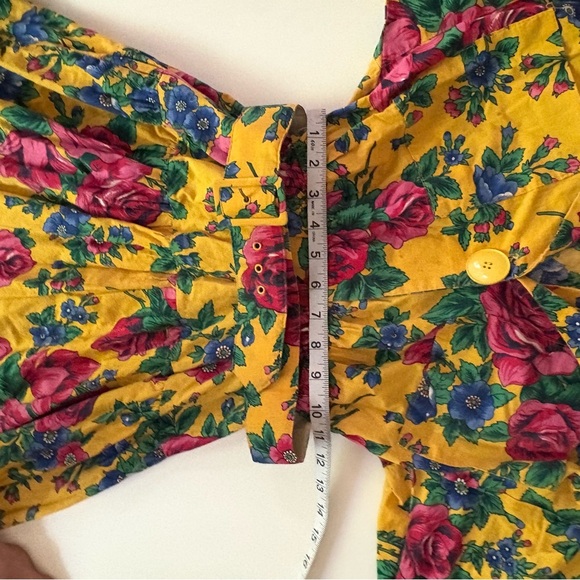Vibrant Vintage Floral Midi Dress - Picture 14 of 15